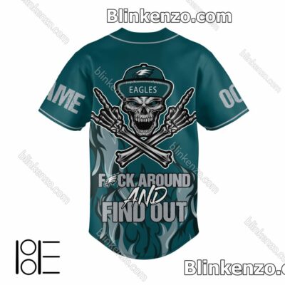 Great artwork! Philadelphia Eagles Fuck Around And Find Out Custom Jerseys