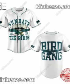 Philadelphia Eagles Sundays The Birds Baseball Jersey