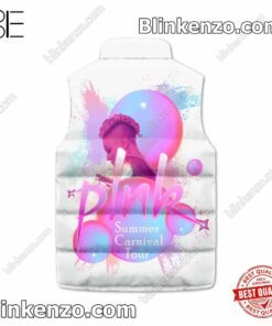 POD Pink Summer Carnival Tour Quilted Vest