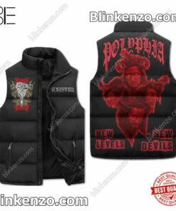 Polyphia New Levels New Devils Puffer Sleeveless Jacket