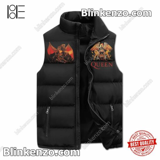 Perfect Queen Easy Come Easy Go Will You Let Me Go Puffer Sleeveless Jacket