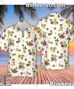 Adorable Rugrats Happy Halloween Pattern Aloha Men's Shirt