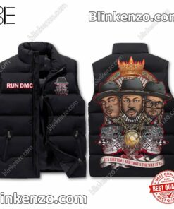 Run Dmc It's Like That And That's The Way It Is Puffer Sleeveless Jacket