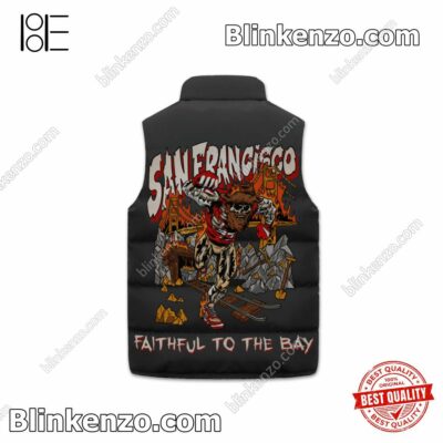 Print On Demand San Francisco 49ers Faithful To The Bay Quilted Vest