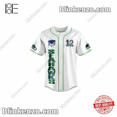 Drop Shipping Seattle Seahawks 12 Go Hawks Seattle Baseball Jersey