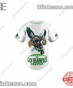 Review Seattle Seahawks 12 Go Hawks Seattle Baseball Jersey