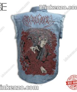 Absolutely Love Sepultura Band Pattern Men's Denim Vest