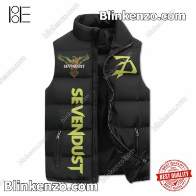 Gorgeous Sevendust I Don't Care If You Hate Me I'll Never Be The Same As You Puffer Sleeveless Jacket