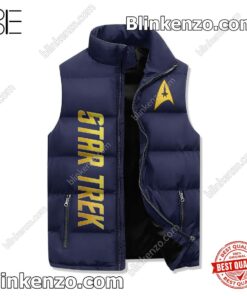 Top Rated Star Trek Property Of Starfleet Academy Sleeveless Puffer Vest Jacket