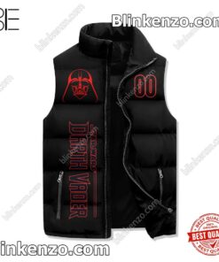 POD Star Wars Darth Vader Because I Am Your Father Personalized Sleeveless Puffer Vest Jacket