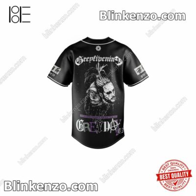 Limited Edition Suicideboys Grey Day 2023 Grey 59 Baseball Jersey