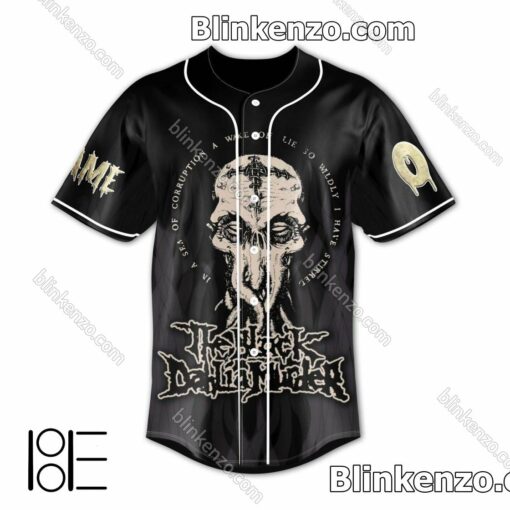 Great Quality The Black Dahlia Murder Welcome To My Nightmare Feel Free To Make Yourself At Home Personalized Baseball Jersey