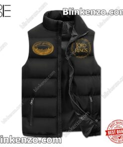 The Lord Of The Rings Life Is A Journey Not A Destination Men's Puffer Vest a