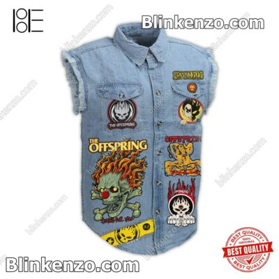 Adult The Offspring Coming For You Sleeveless Jean Jacket