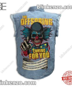 Great artwork! The Offspring Coming For You Sleeveless Jean Jacket