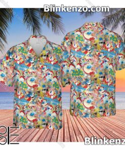 Excellent The Ren And Stimpy Show Aloha Men's Shirt