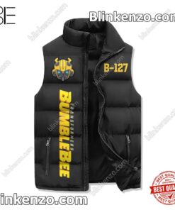 Best Gift Transformers Bumblebee Autobot Roll Out Sleeveless Puffer Vest Jacket