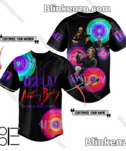 U2 Uv Achtung Baby Live At Sphere Custom Jerseys