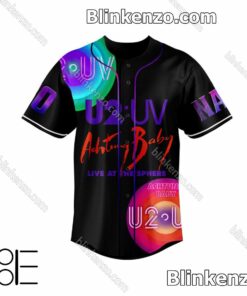 New U2 Uv Achtung Baby Live At Sphere Custom Jerseys