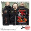 Venom Ride With Me To Hell And Back Cropped Puffer Jacket