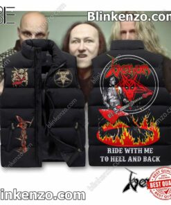Venom Ride With Me To Hell And Back Cropped Puffer Jacket