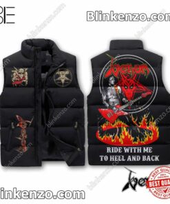 Absolutely Love Venom Ride With Me To Hell And Back Cropped Puffer Jacket
