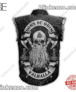 Review Viking Sons Of Odin Valhalla Men's Denim Vest