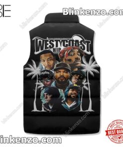 Awesome West Coast Hip Hop Sleeveless Puffer Vest Jacket