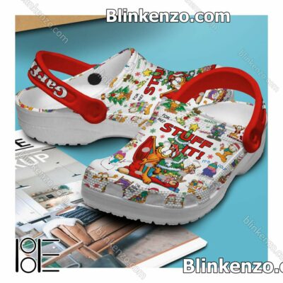 Hot Garfield Stuff It Christmas Crocs Clogs