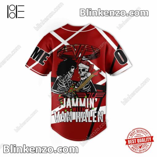 Drop Shipping Jammin' With Van Halen Personalized Baseball Jersey