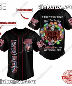 Lynyrd Skynyrd Christmas Will Come And They Will Pass Personalized Baseball Jersey