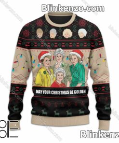 Top Rated The Golden Girls May Your Christmas Be Golden Christmas Sweater