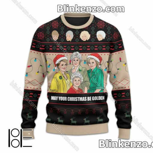 Top Rated The Golden Girls May Your Christmas Be Golden Christmas Sweater